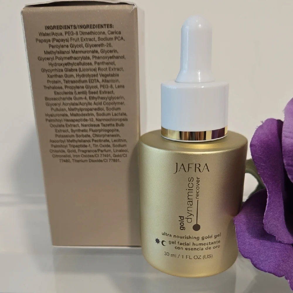 JAFRA Gold Dynamics Gold Gel Serum • Ultra Nourishing • Anti‑Aging • 1 oz NWT